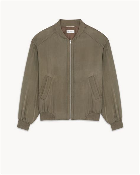 ysl micro twill jacket men|SAINT LAURENT Teddy Satin.